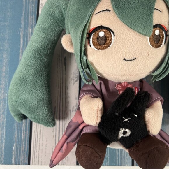 Taito Hatsune Miku Senbonzakura Plush Soft Stuffed Toy Fluffy Cherry Blossom PL7 - Picture 4 of 6